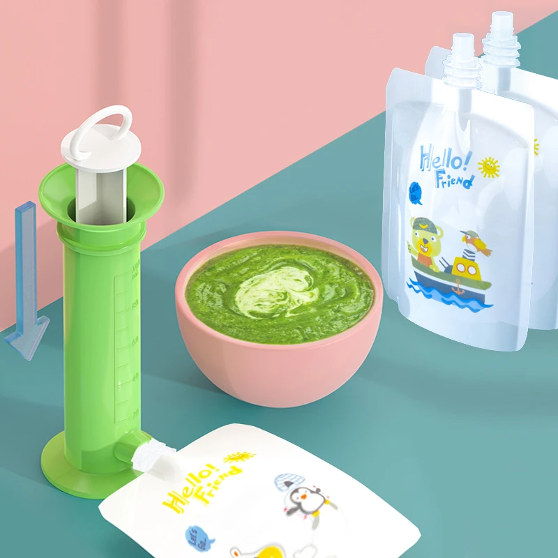 Baby Food Pouches 1 Year Old - Baby Fruit Puree Filling Dispenser Newborn