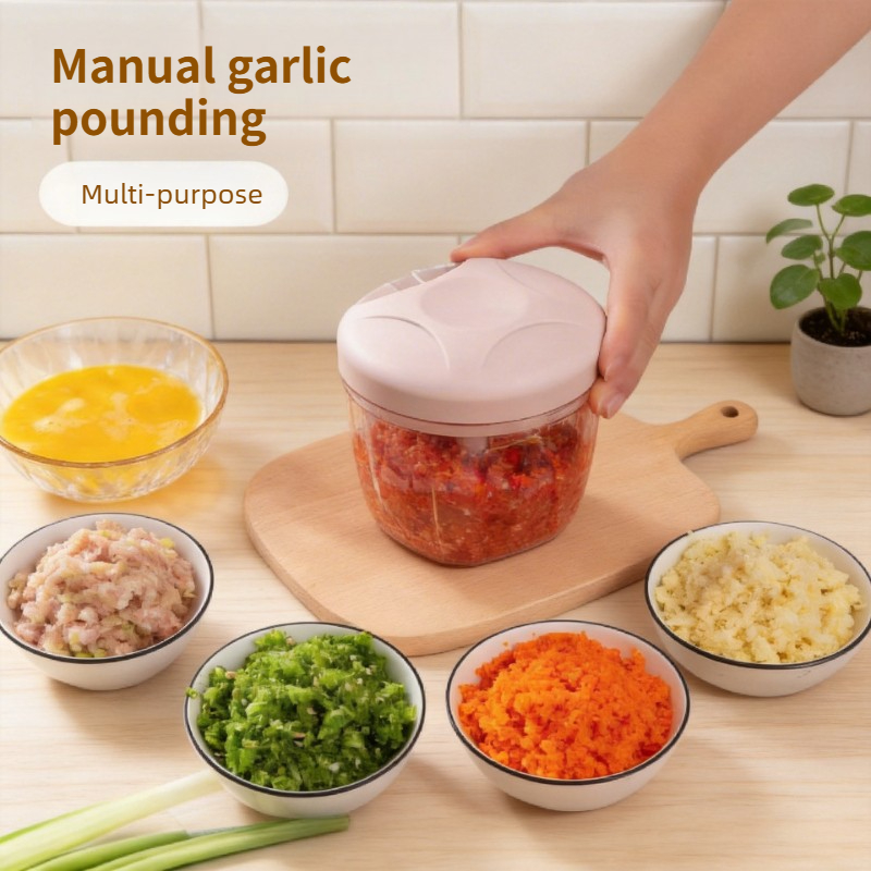 Easy Baby Food - Large Manual Garlic Crusher Mincer Durable