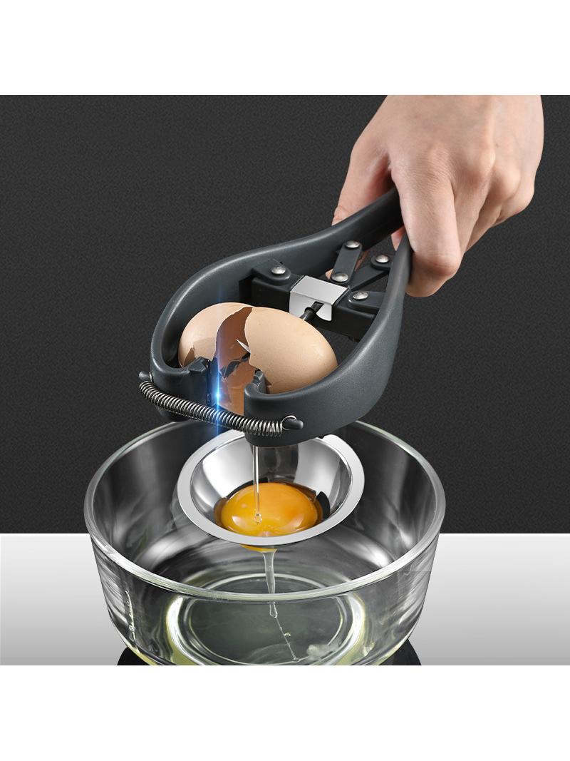 Baby Food Essentials - Two-In-One Egg Opener Kitchen Tool for
