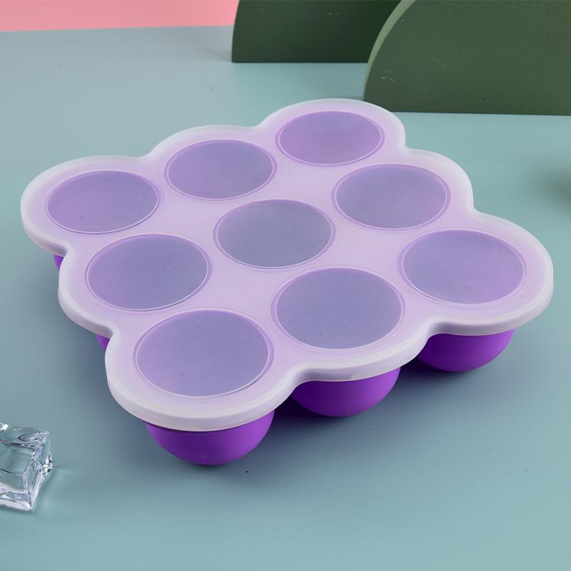 Baby Food Nestle - Baby Food Silicone Container 9Grid Freezer