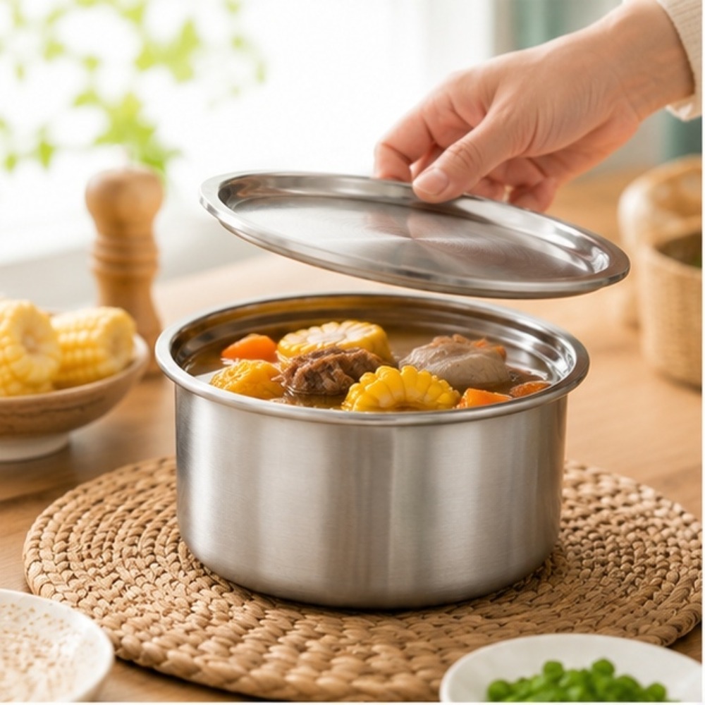 Baby Food Nestle - 304 Stainless Steel Ramekin with Lid