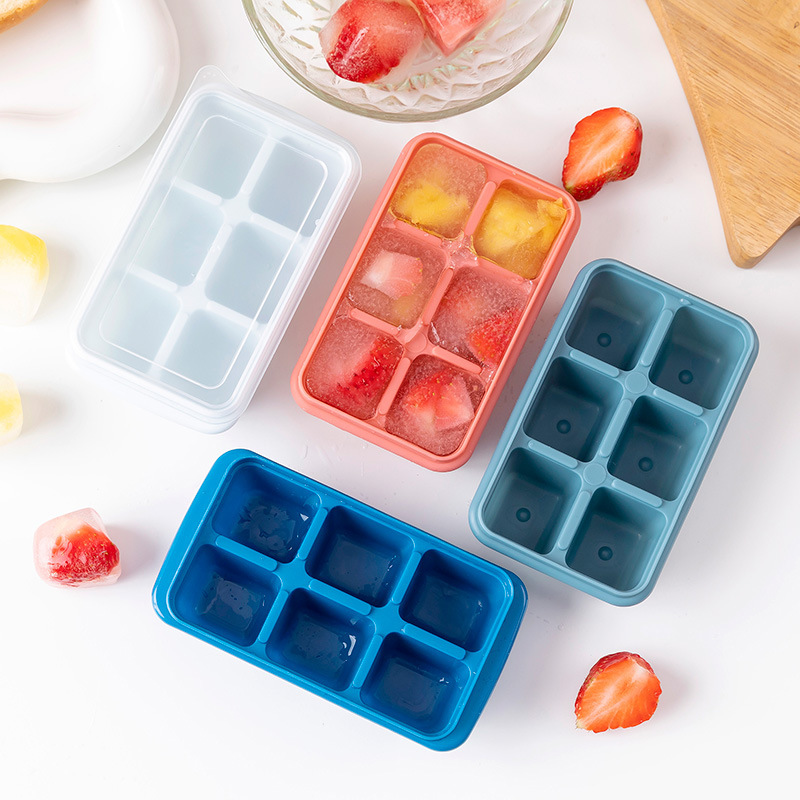 Freezer Tray Baby - Silicone Ice Cube Trays with No-Spill