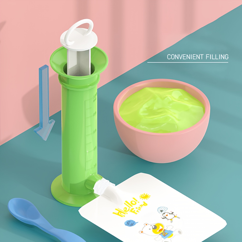 Baby Food Pouches 1 Year Old - Baby Food Filling Tool, Syringe Type