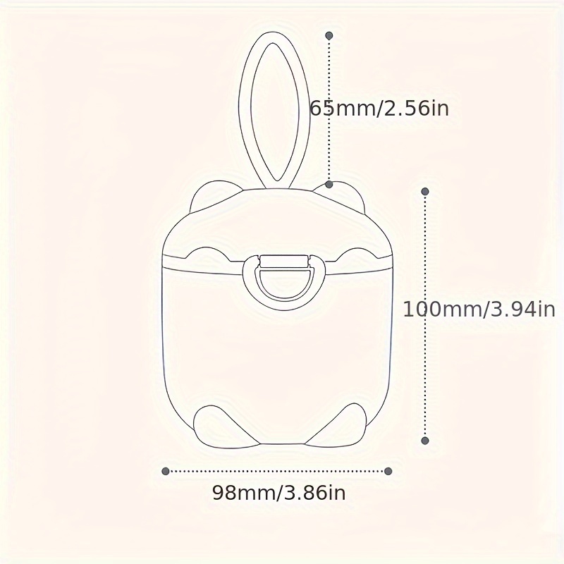 1pc Portable Four-Layer Milk P - Baby Food Nestle ulasan dan harga