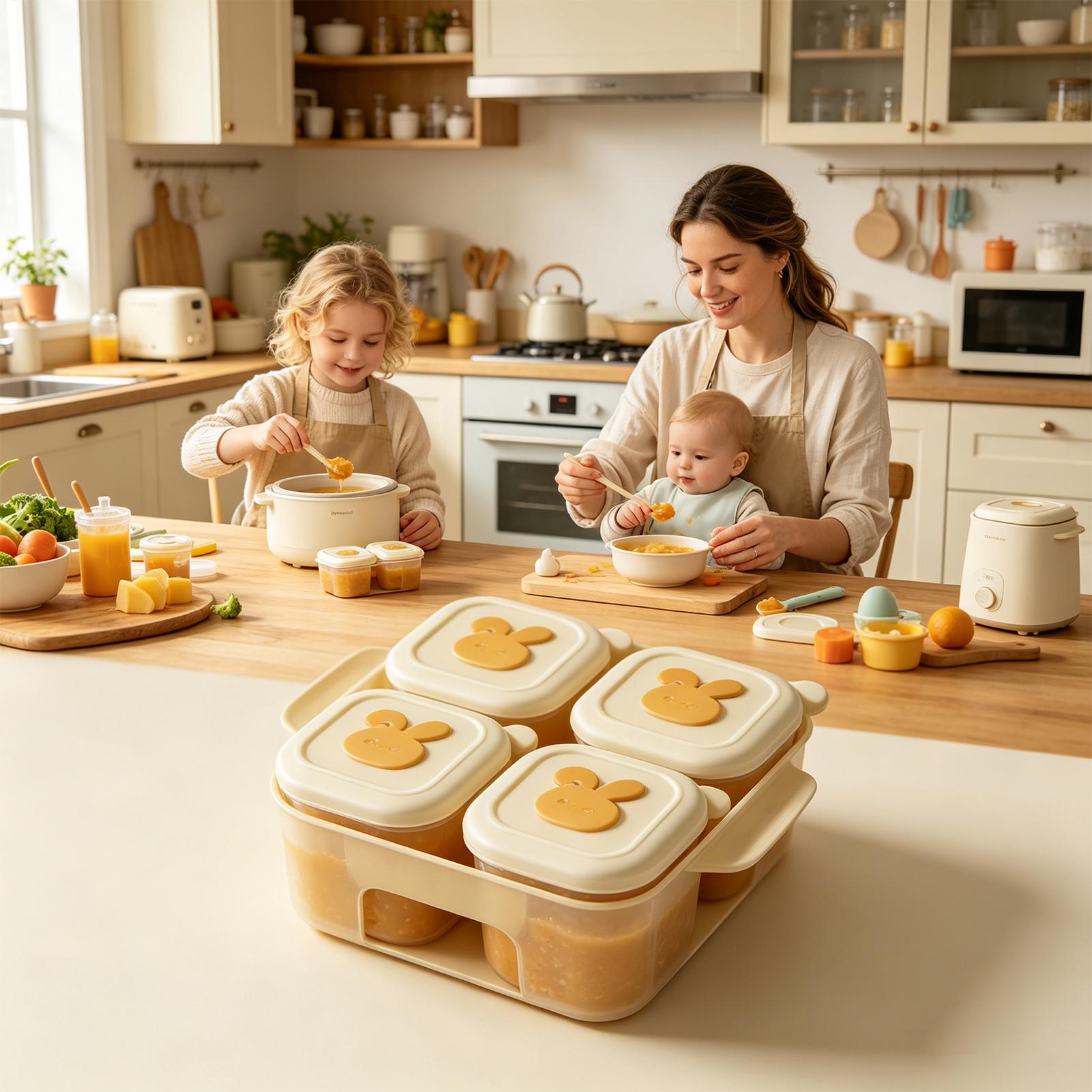 Food Freezer Tray With Lid Chi - Freezer Tray Baby ulasan dan harga