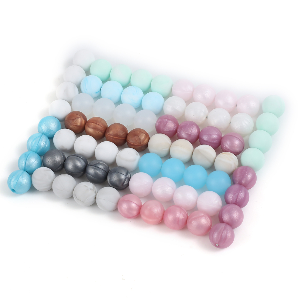 50Pc 12mm 19Color Silicone Rou - Baby Food Name ulasan dan harga