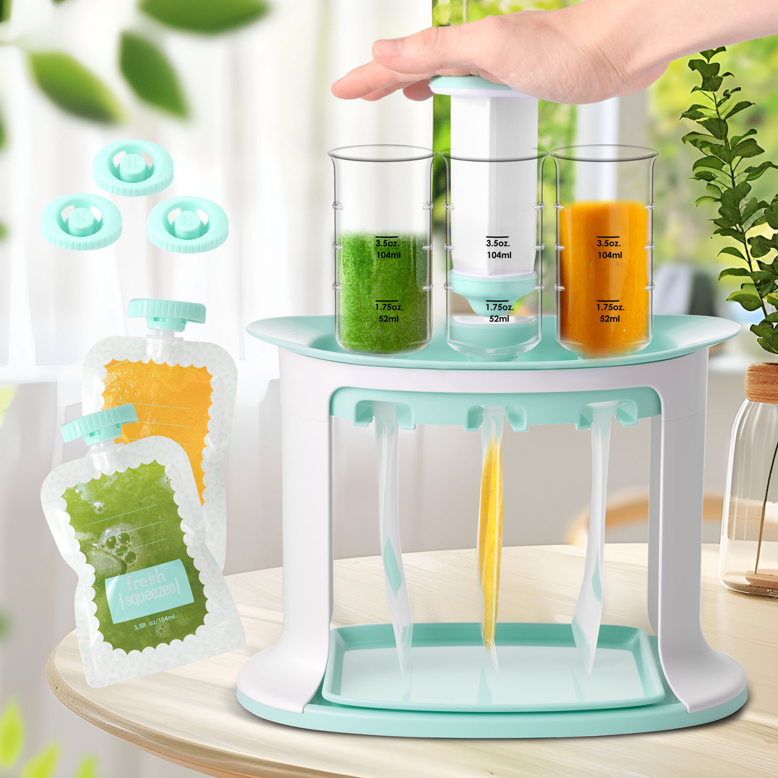 Squeeze Station for Baby Reusa - Baby Food Pouches 1 Year Old ulasan dan harga