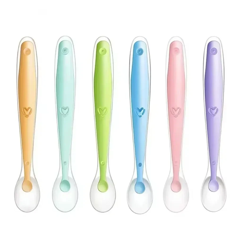 2/1pcs Silicone Spoon for Baby - Baby Food Utensils ulasan dan harga