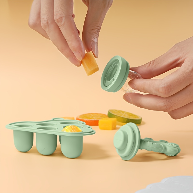 2pcs/1pc Mini-Baby Fruit Veget - Freezer Tray Baby ulasan dan harga