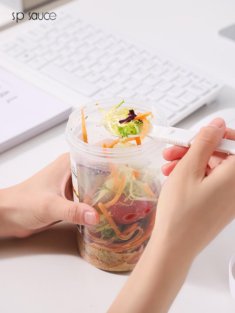 Large Capacity Salad Cup with  - Baby Food Jar Insulated ulasan dan harga