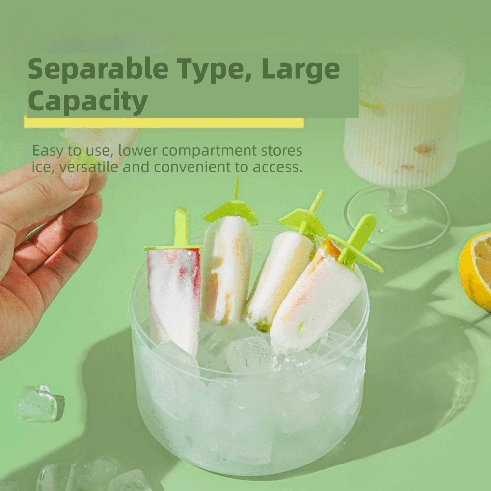 Plastic 8 Hole Ice Cream Mold  - Freezer Tray Baby ulasan dan harga