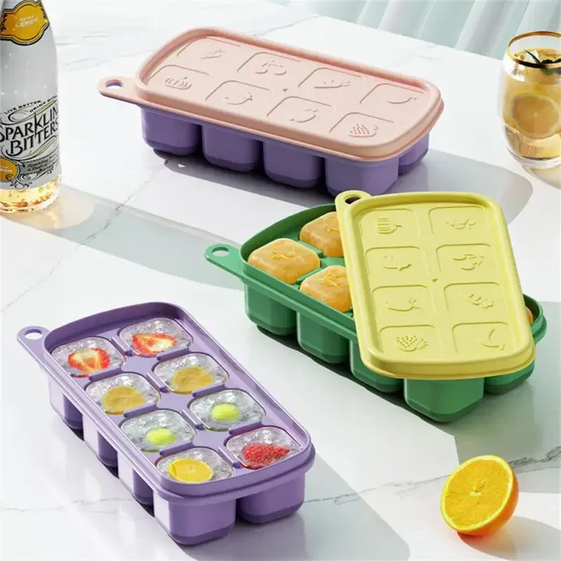 Silicone Ice Cube Molds, Food  - Freezer Tray Baby ulasan dan harga
