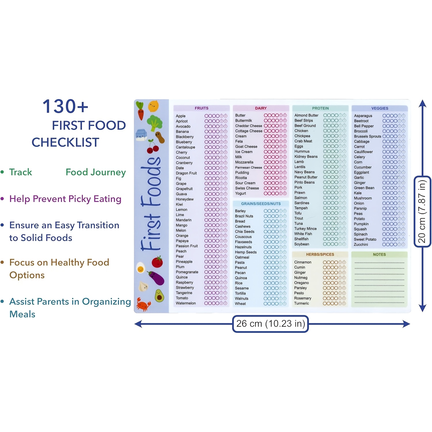 Baby First Foods Tracker, High - Dry Food Baby ulasan dan harga