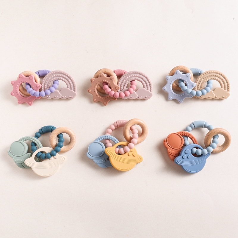 1pc Silicone Teether,Food Grad - Baby Food Name ulasan dan harga