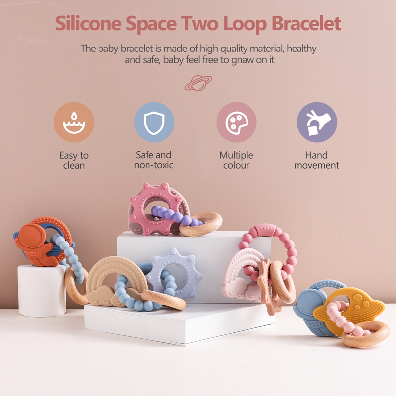 1pc Silicone Teether,Food Grad - Baby Food Name ulasan dan harga
