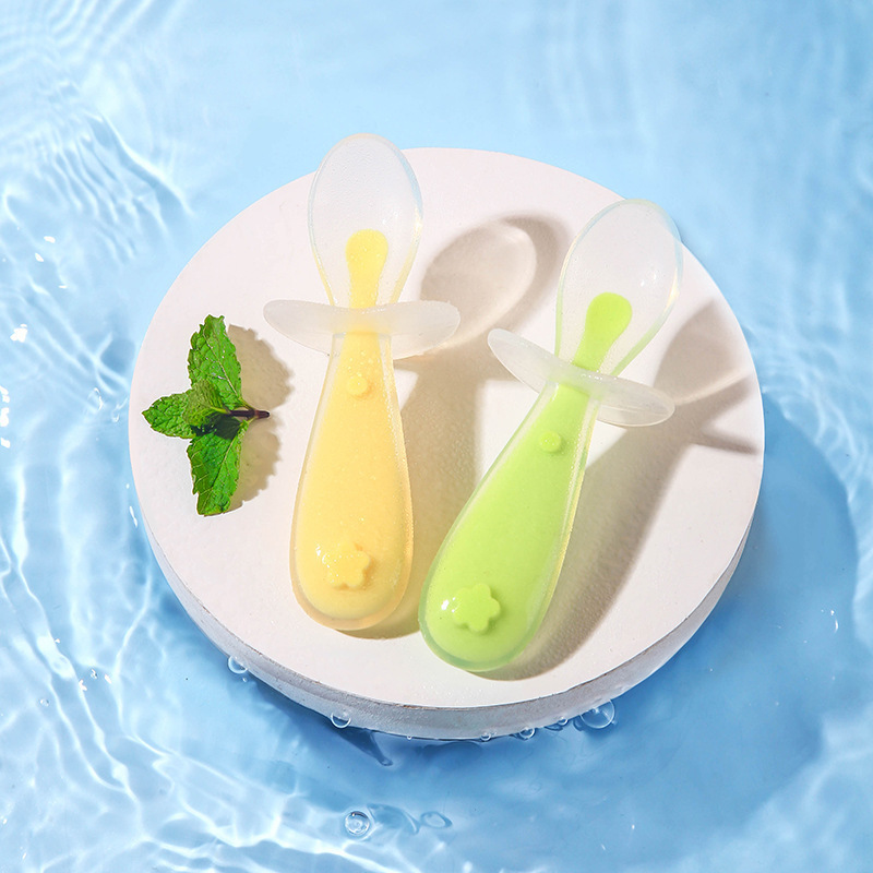 Baby Silicone Spoon, Baby Rice - Baby Food Utensils ulasan dan harga