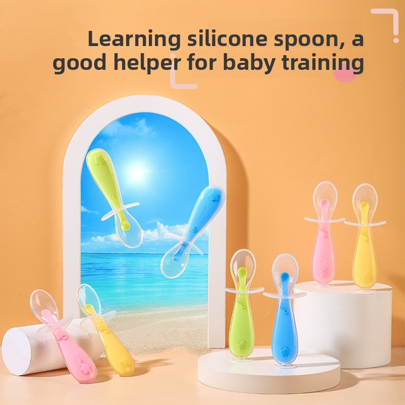 Baby Silicone Spoon, Baby Rice - Baby Food Utensils ulasan dan harga