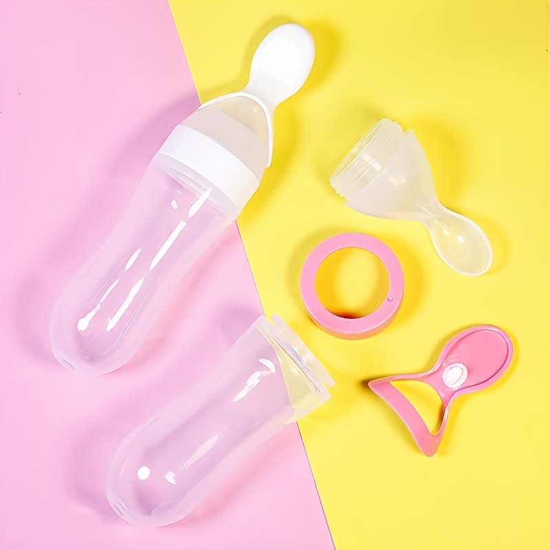 Baby Feeding Silicone Bottle w - Baby Food Utensils ulasan dan harga