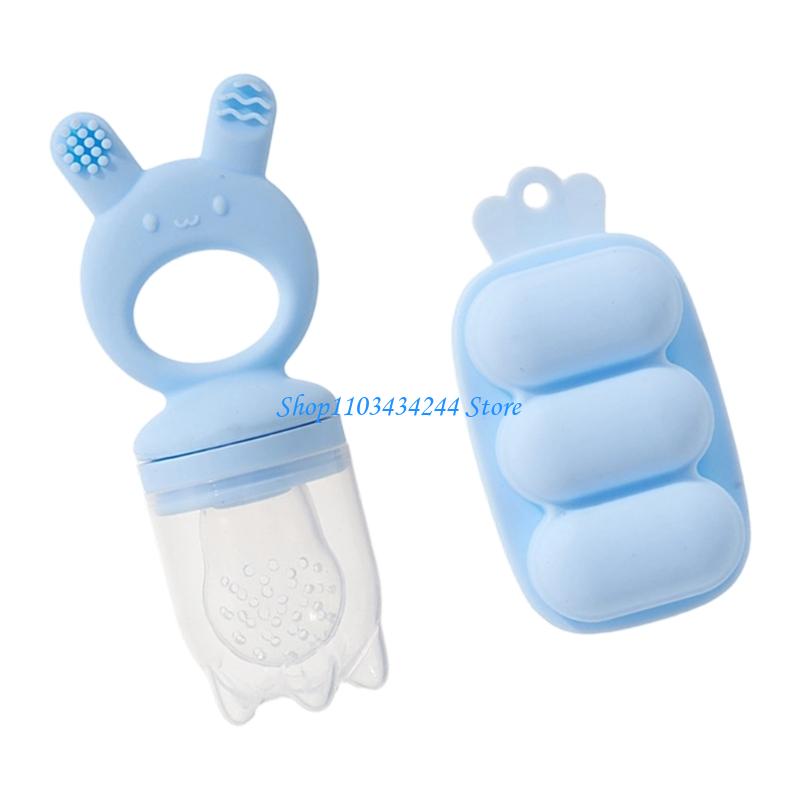 Silicone Baby Teether Feeder w - Freezer Tray Baby ulasan dan harga