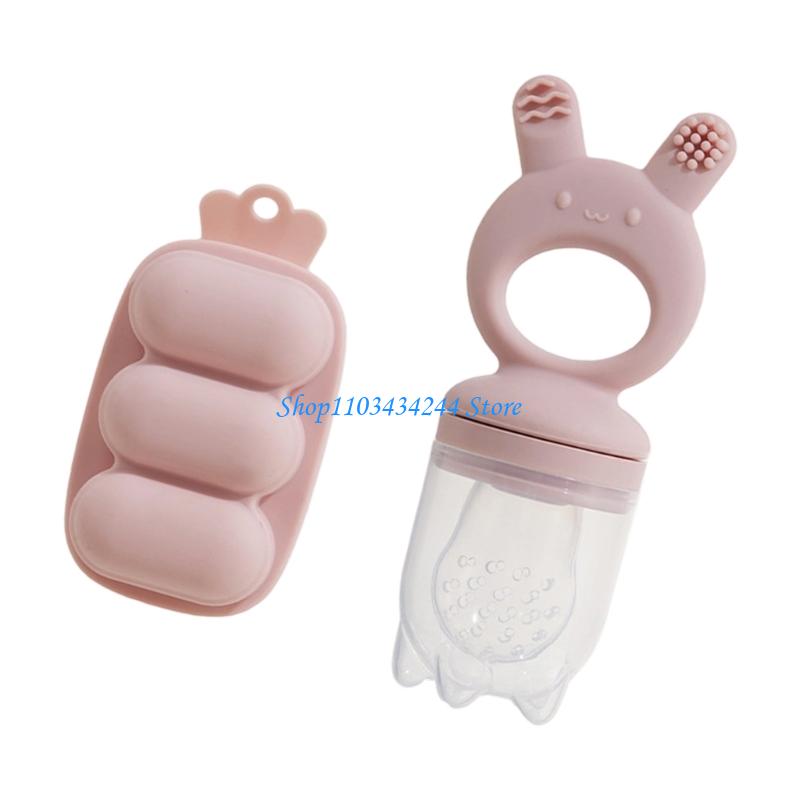 Silicone Baby Teether Feeder w - Freezer Tray Baby ulasan dan harga