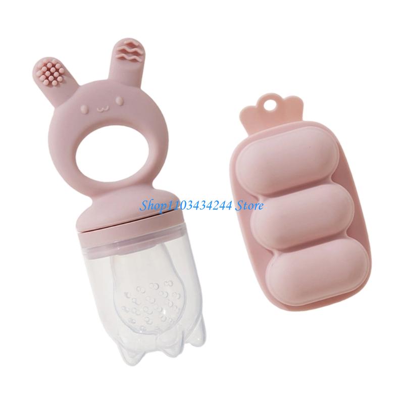 Silicone Baby Teether Feeder w - Freezer Tray Baby ulasan dan harga