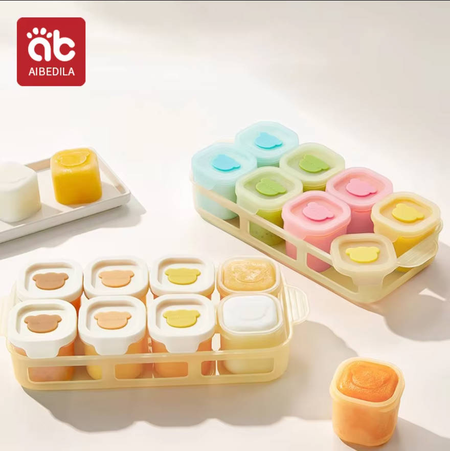 AIBEDILA Baby Silicone Food Fr - Freezer Tray Baby ulasan dan harga
