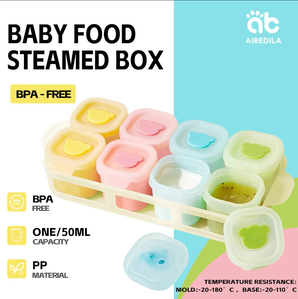 AIBEDILA Baby Silicone Food Fr - Freezer Tray Baby ulasan dan harga