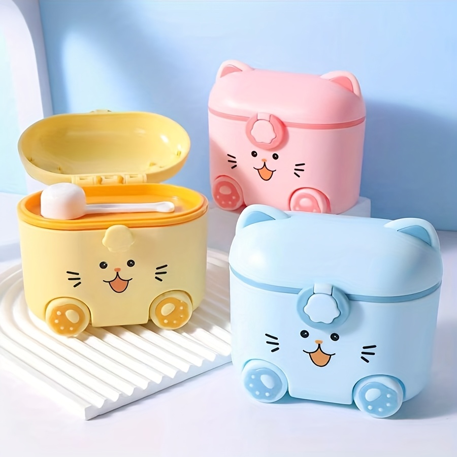 Cute Cat Milk Powder Container - Baby Food Nestle ulasan dan harga