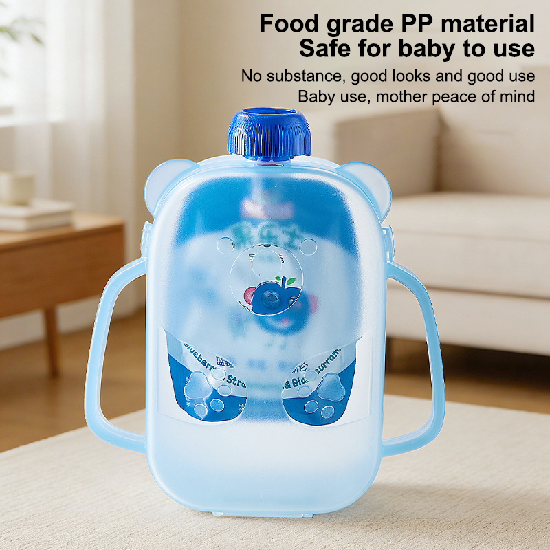 Food Pouch Holder Mess-Free Ba - Baby Food Pouches 1 Year Old ulasan dan harga