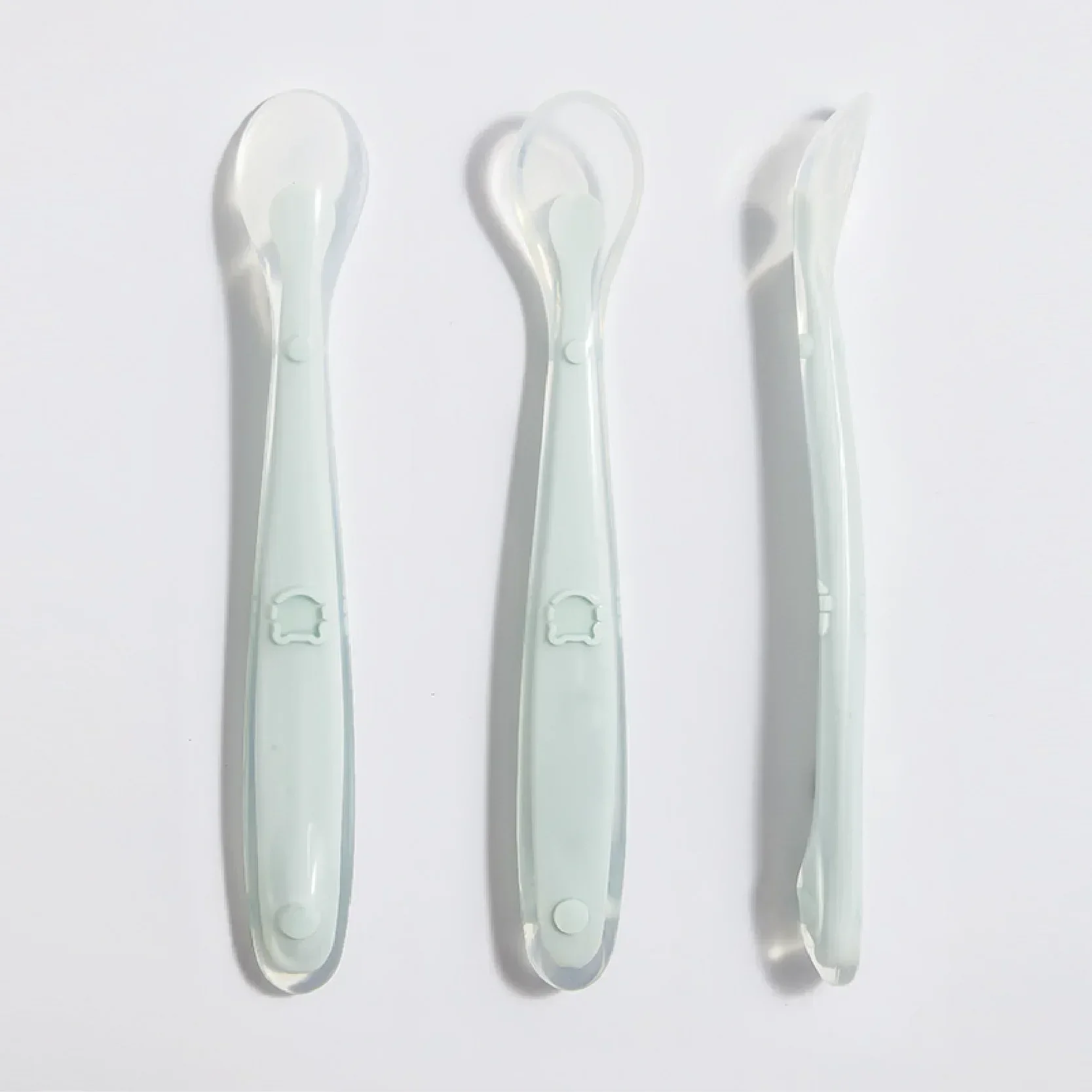 Soft Silicone Baby Spoon Toddl - Baby Food Utensils ulasan dan harga