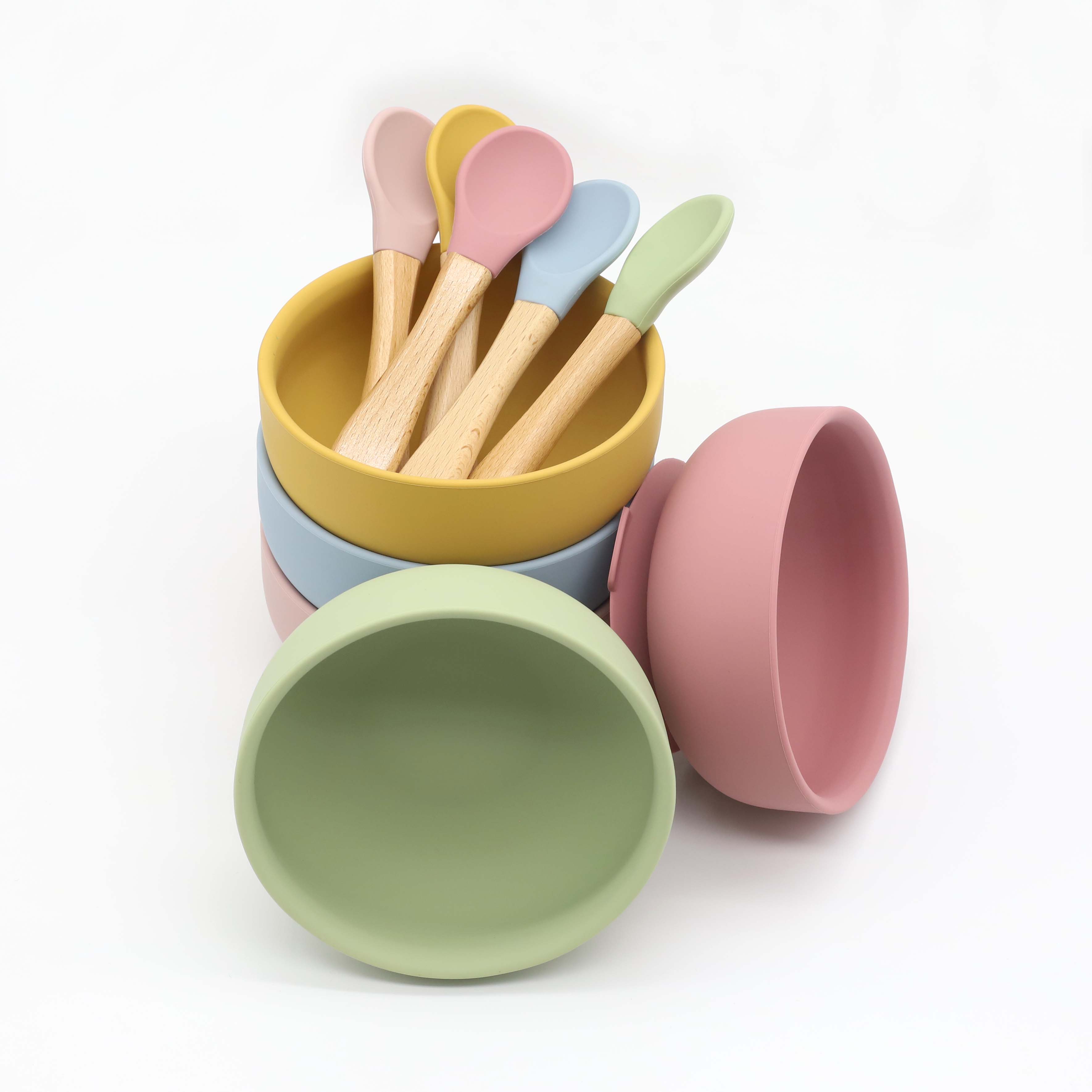 Silicone bowl with suction cup - Baby Food Utensils ulasan dan harga