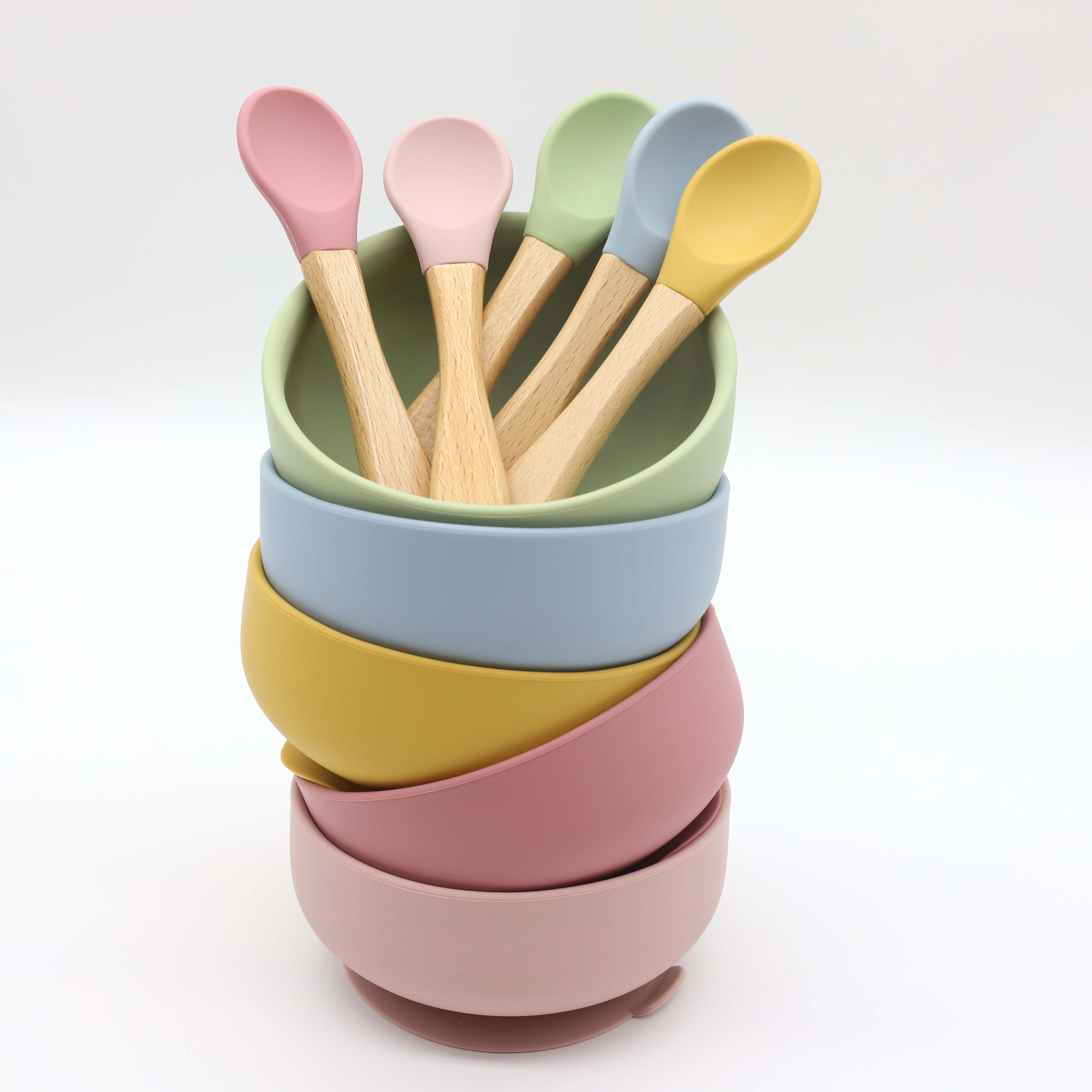 Silicone bowl with suction cup - Baby Food Utensils ulasan dan harga