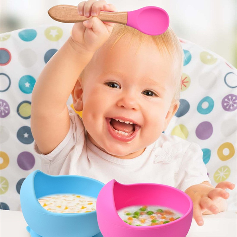 2Pcs/Set Baby Silicone Spoon F - Baby Food Utensils ulasan dan harga