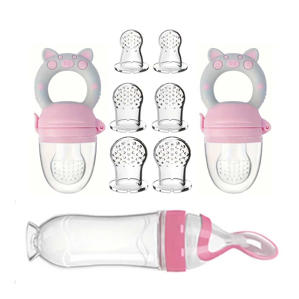 9pcs Feeding Cutlery:1 Silicon - Baby Food Utensils ulasan dan harga