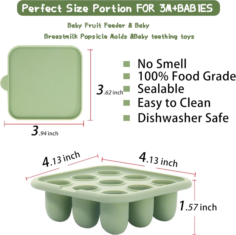Baby Food Freezer Tray, Silico - Freezer Tray Baby ulasan dan harga