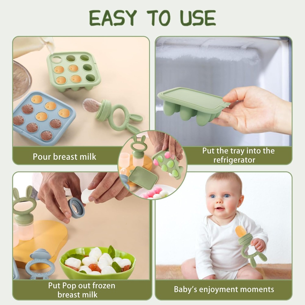 Baby Food Freezer Tray, Silico - Freezer Tray Baby ulasan dan harga
