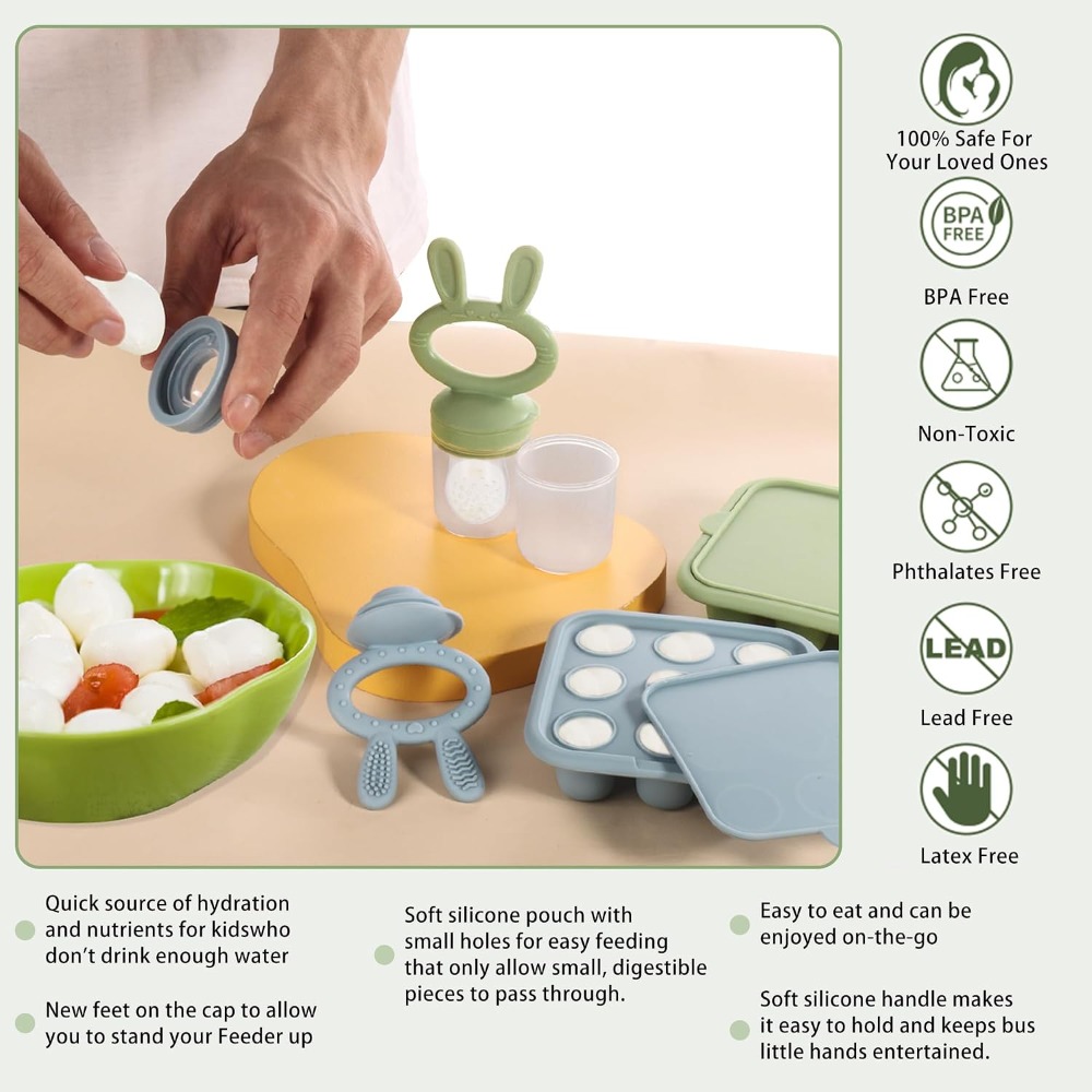Baby Food Freezer Tray, Silico - Freezer Tray Baby ulasan dan harga