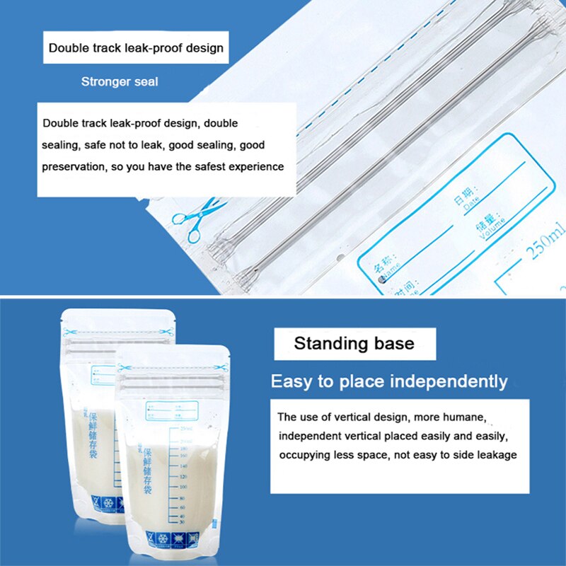 Breastmilk Storage Bag with 25 - Baby Food Pouches 1 Year Old ulasan dan harga