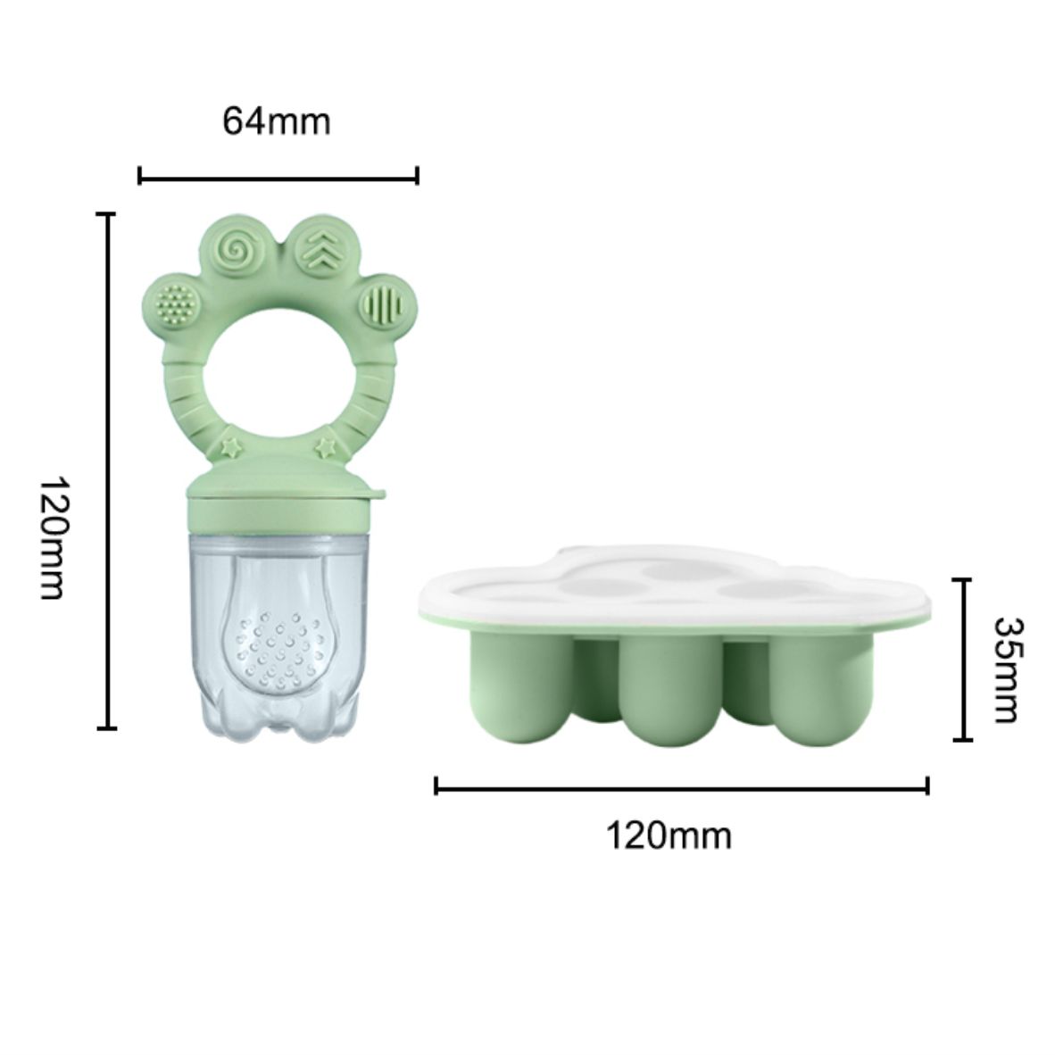 Baby Fruit Food Feeder & Freez - Freezer Tray Baby ulasan dan harga